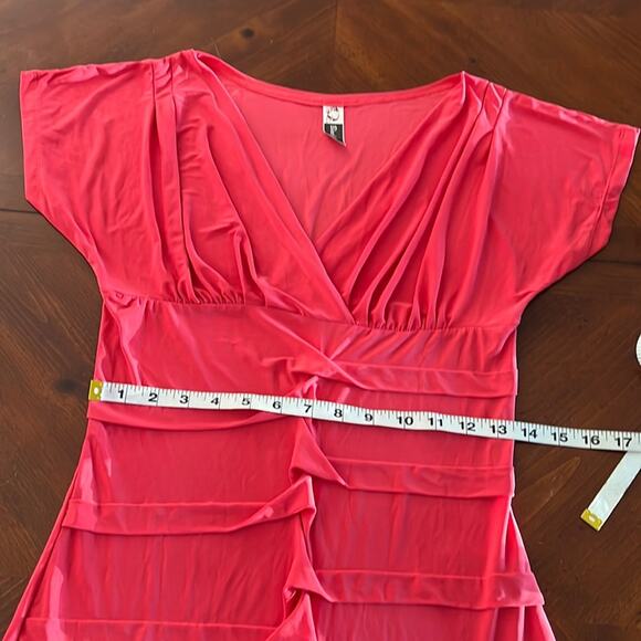 Black Koi Coral Slinky Lightweight Knit Dress Juniors Size Large - Picture 7 of 9